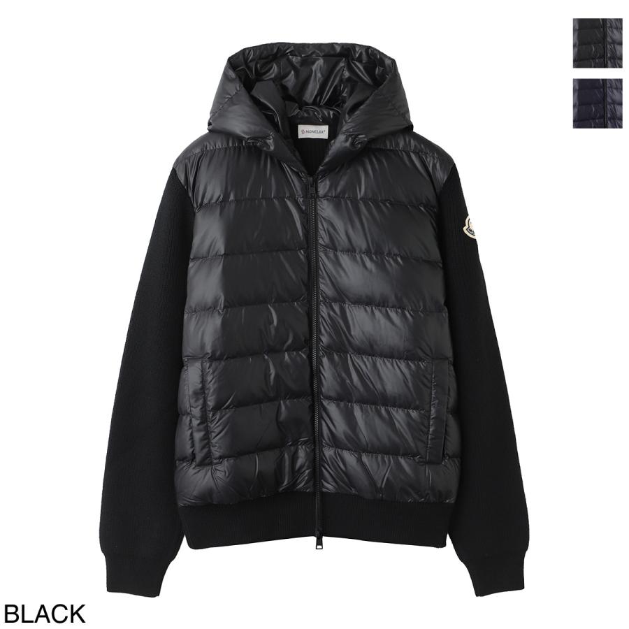MONCLER（モンクレール） ダウン切り替え ジップアップ カーディガン