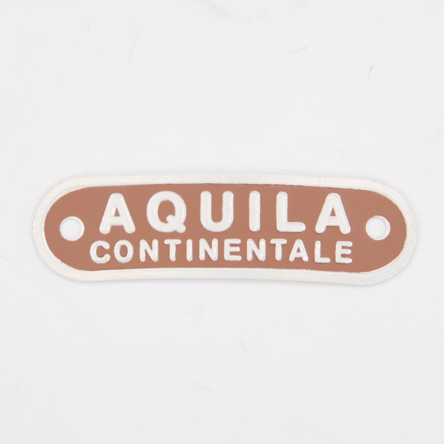 AQUILA CONTINENTALE シートバッジ 茶 リプロ品 アクイラ VESPA sprint