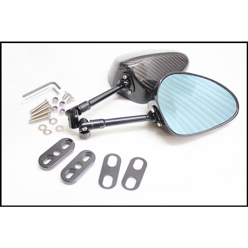 SIMOTA 本物のカーボンミラー ブルーレンズ 120ミリ JR1C1 : MC SELECT