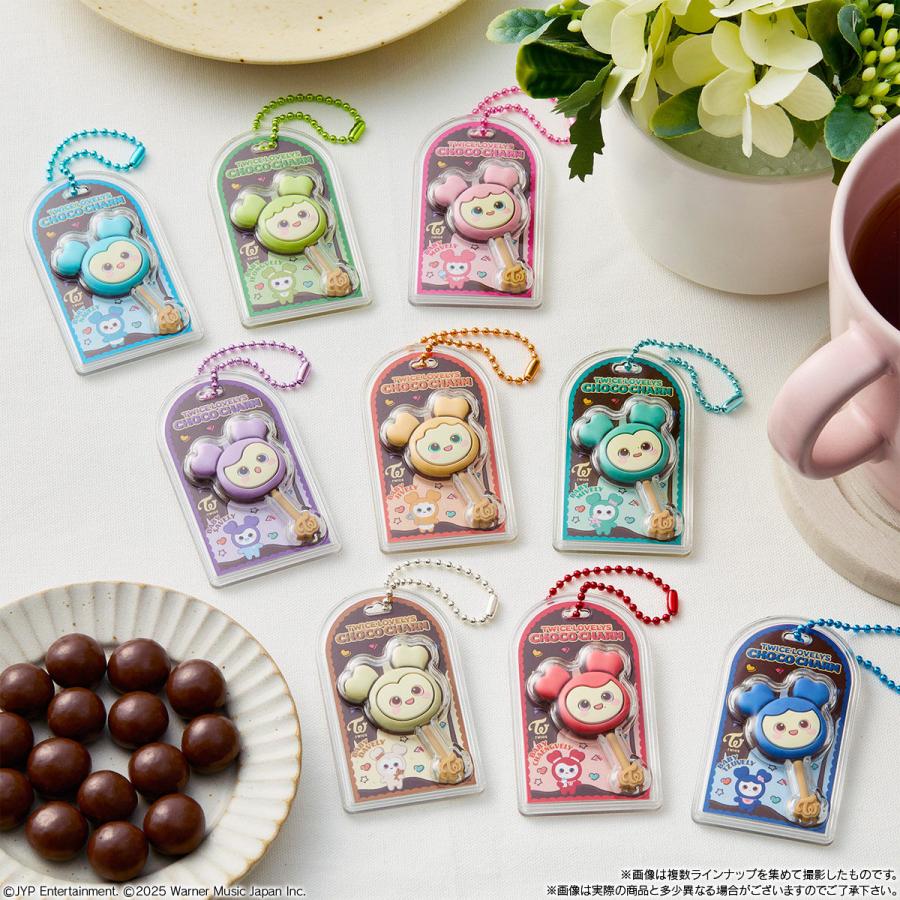 全9種セット〕バンダイ TWICE LOVELYS チョコがけボーロ＆チャーム 9種