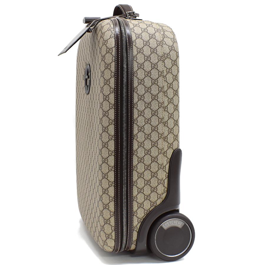 GG グッチ インターロッキングG トロリーバッグ スーツケース キャリー