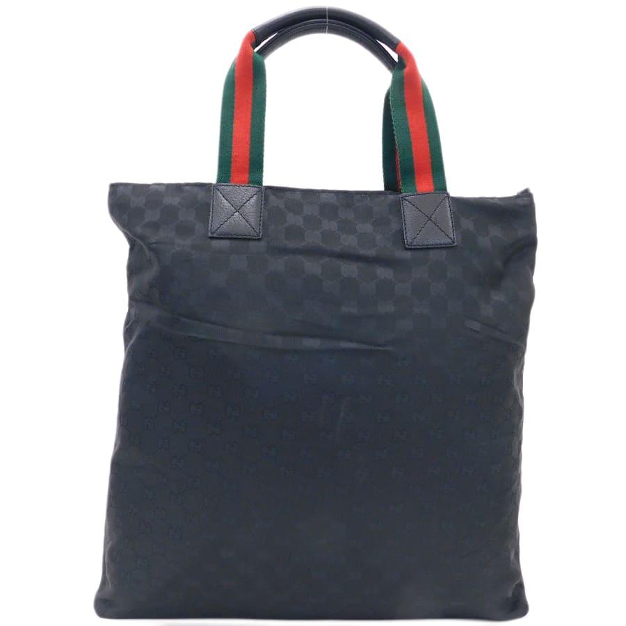 GUCCI（グッチ） 新品同様 シェリーライン GGナイロン トートバッグ