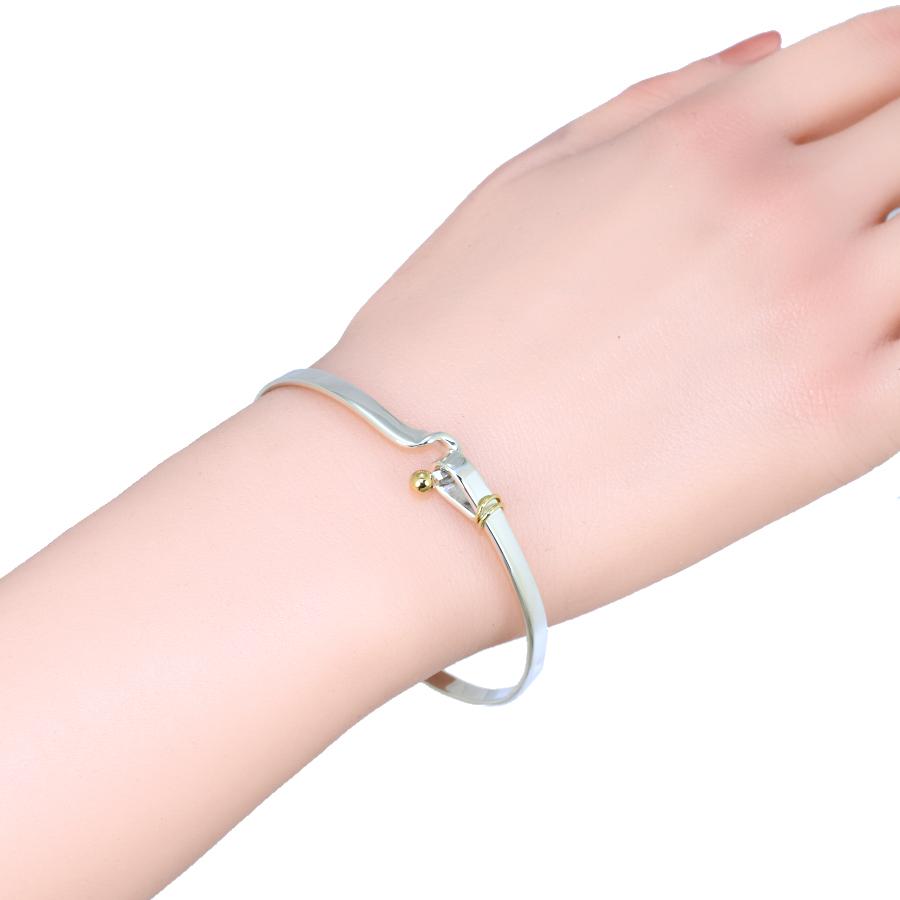 TIFFANY&Co.（ティファニー） 新品同様 フックアンドアイ バングル