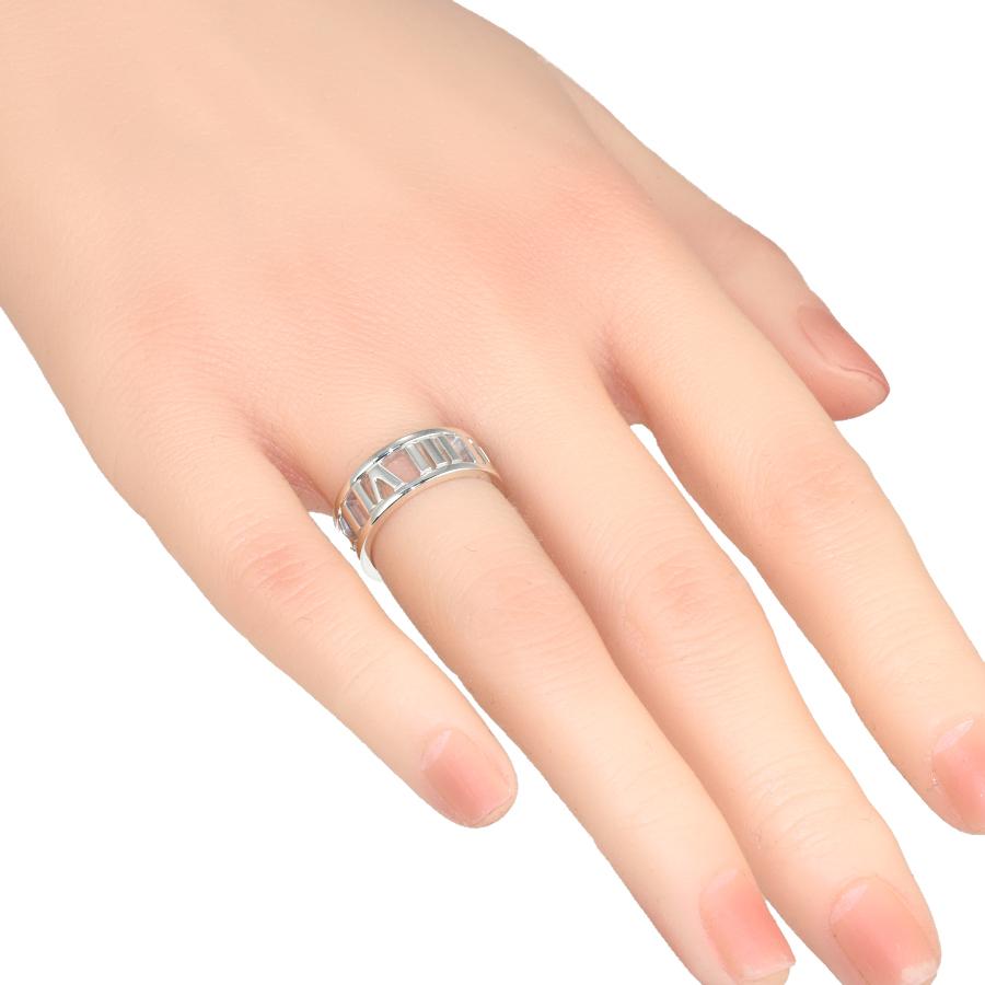 Tiffany Atlas 新品同様 ティファニー アトラス オープン リング 指輪