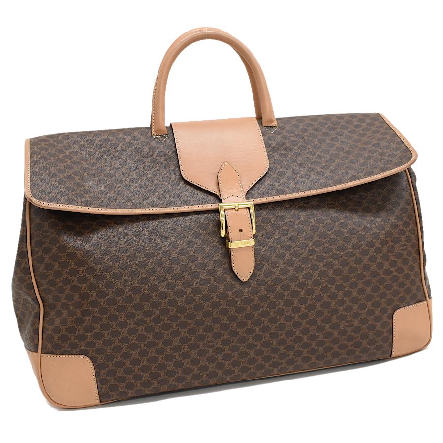 CELINE（セリーヌ） マカダム ラージ ハンドバッグ トラベルバッグ