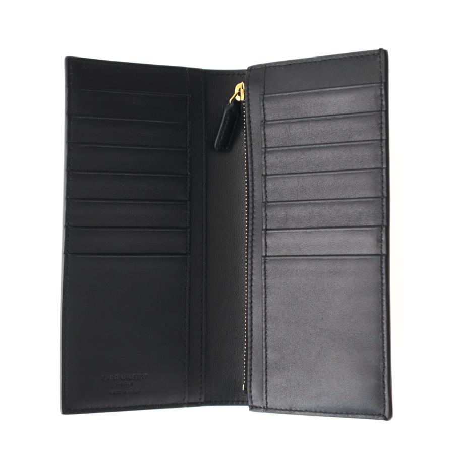 SAINT LAURENT 【並行輸入品】サンローラン 長財布 メンズ ブラック 黒