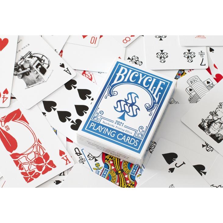 トランプ バイスクル サンシュウシャ 青 BICYCLE 三秀舎 BLUE ポーカー