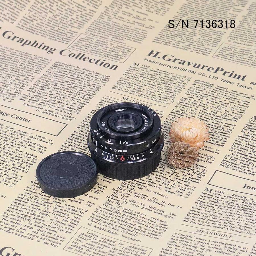 保証付 】【中古】 オールドレンズ INDUSTAR 50-2 50mm F3.5 M42