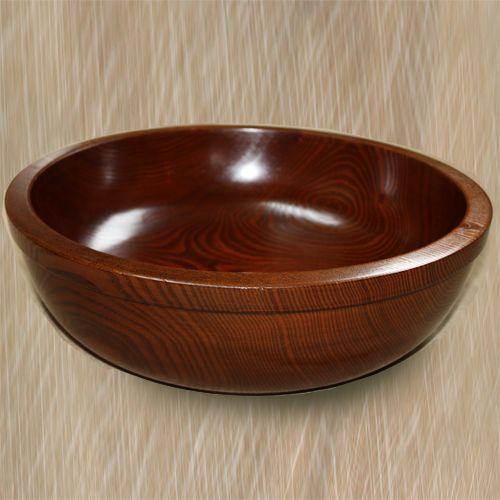 みよし漆器本舗 天然木製 尺5寸 45cm こね鉢 漆塗り 蕎麦打ち そば