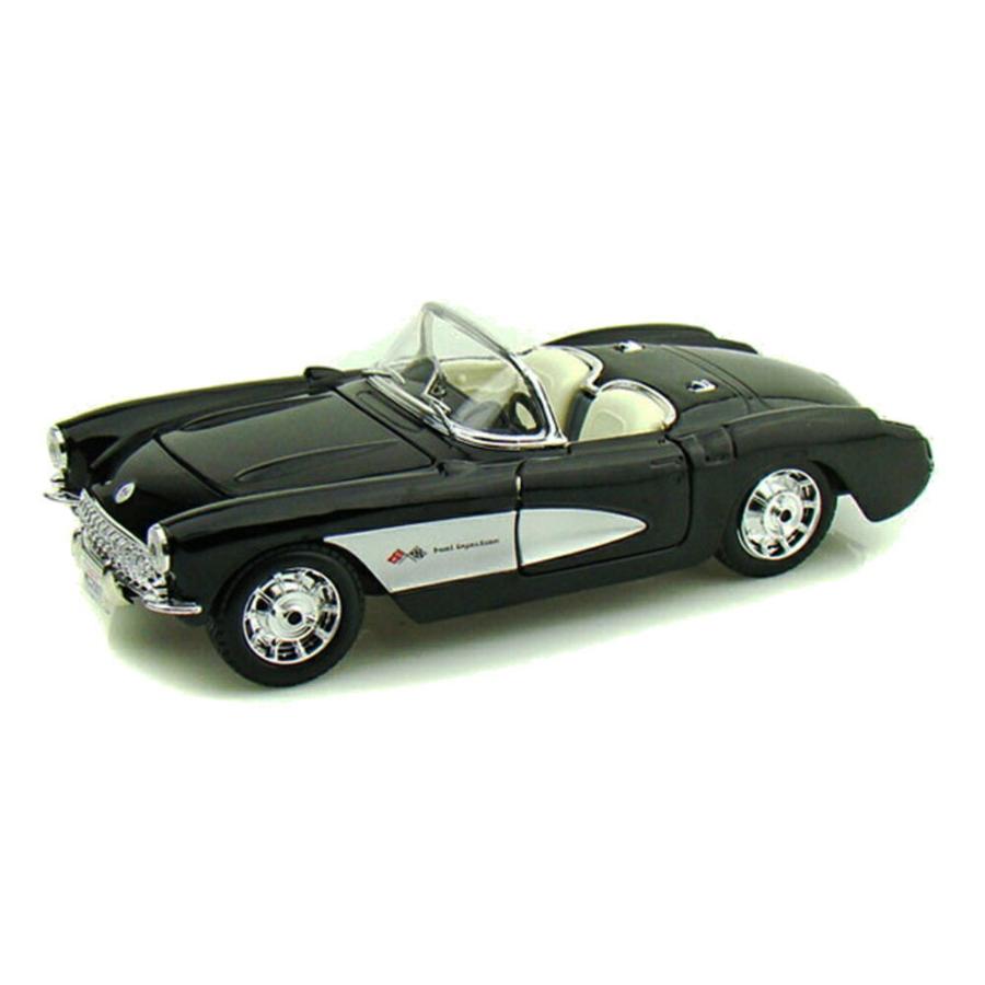マイスト ミニカー 1957 Chevrolet Corvette C1 black 1/24 maisto