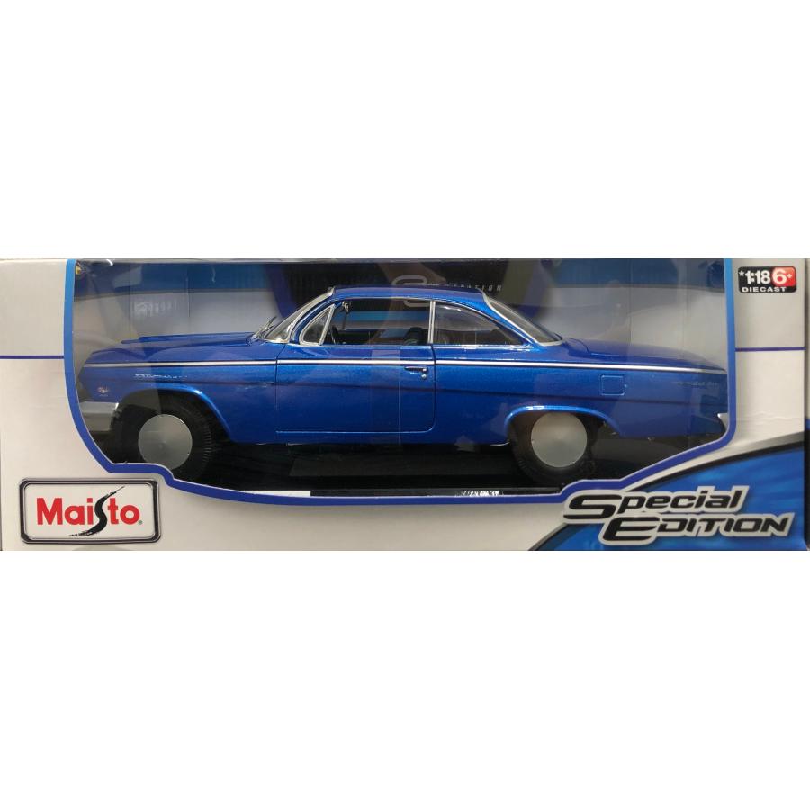 マイスト 1962 Chevrolet Belair Blue 1/18 MAISTO【全国送料無料