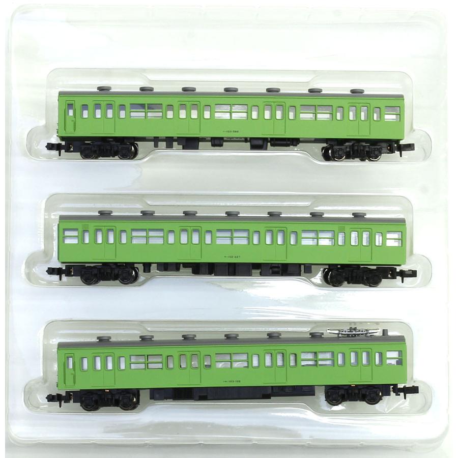 カトー（KATO） 通勤電車103系 KOKUDEN ウグイス 3両セット 【KATO・10