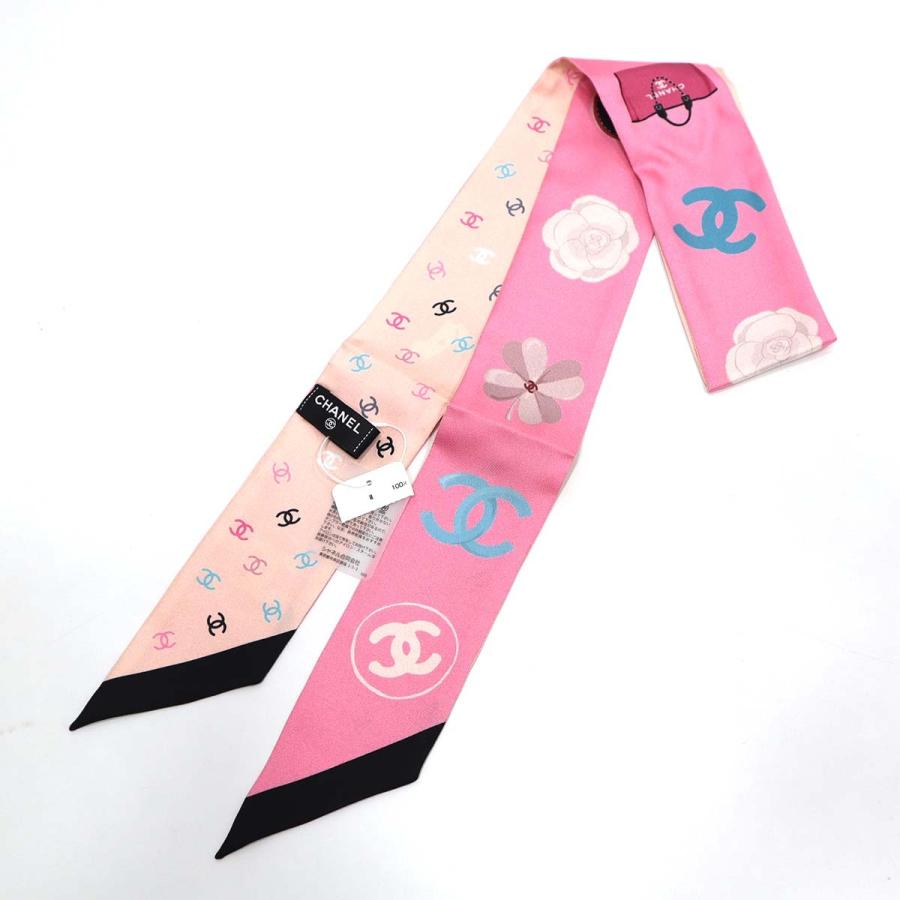 質屋 未使用 CHANEL シャネル ツイリー スカーフ 犬 DOG ココマーク
