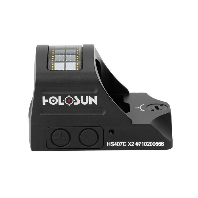 HOLOSUN ドットサイト HS407C X2 Open Reflex レッド ダットサイト