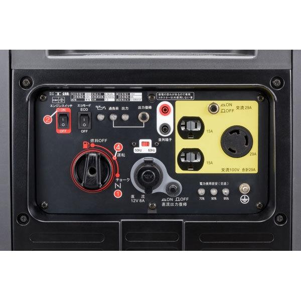 工進（KOSHIN） インバーター発電機 GV-29i (定格出力2.9kVA