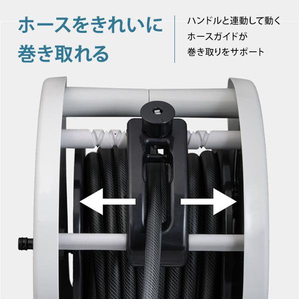 タカギ ホースリール マーキュリーツイスター 20m巻 RT220CG (ホース