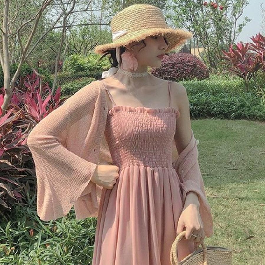 miniministore（ミニミニストア） キャミワンピース＆カーディガン2点