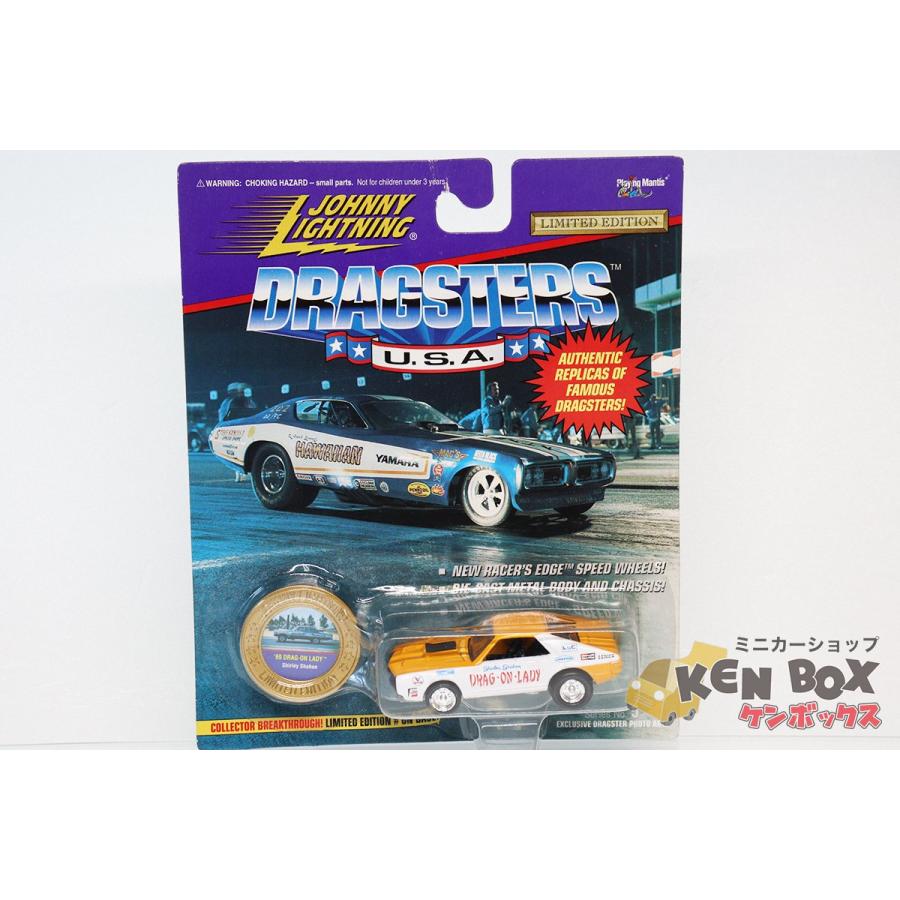S＝1/64 JOHNNY LIGHTNING ジョニーライトニング 320-150 '69 DRAG-ON