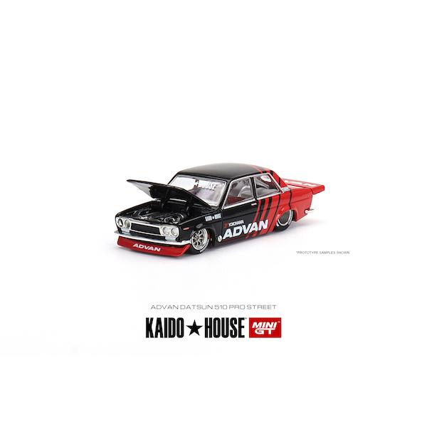 MINI GT KHMG032 ダットサン 510 プロストリート ADVAN KAIDO HOUSE