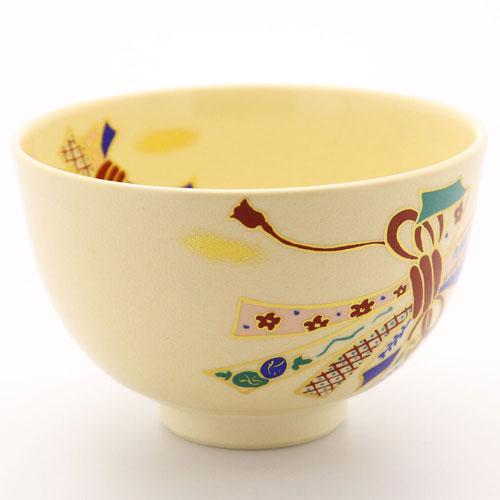 抹茶茶碗 熨斗 通年物 茶の湯 お稽古用 茶道具 陶磁器 茶の湯用品 抹茶
