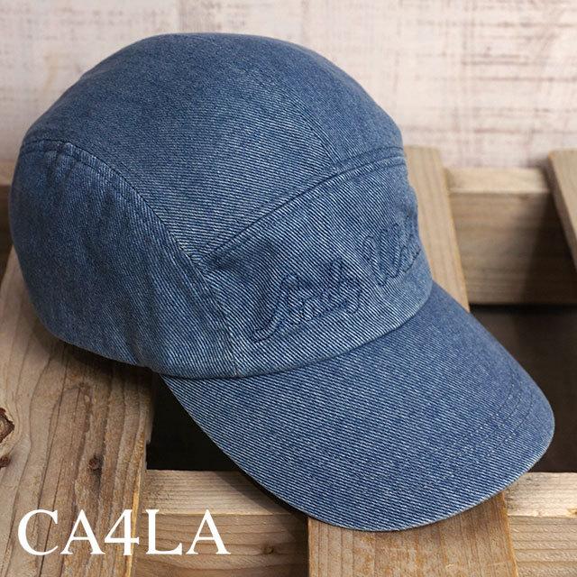 CA4LA（カシラ） アンディ・ウォーホル ロゴ デニムキャップ CAW00562