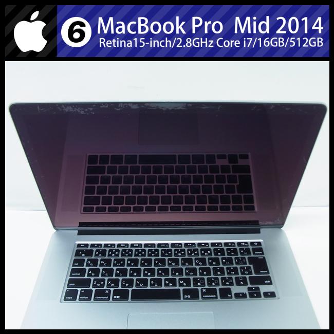 MacBook Pro ☆MacBook (Retina, 15-inch, Mid 2014)・Core i7 2.8GHz