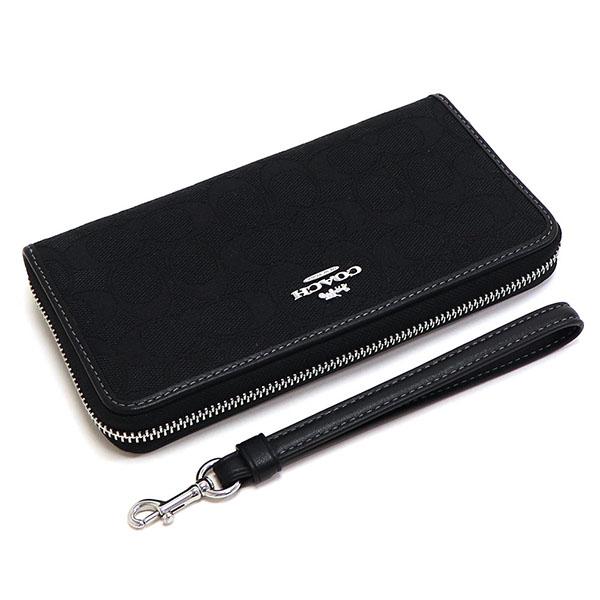 COACH（コーチ） 長財布 レディース ラウンドファスナー シグネチャー