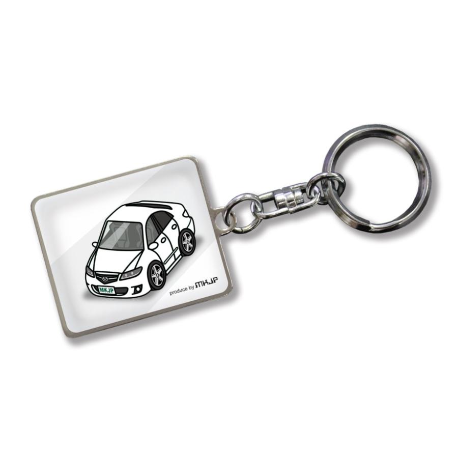 MKJP 車種別かわカッコいい キーホルダー マツダ アテンザ GG ゆう