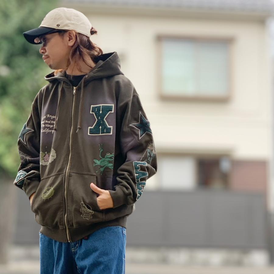 XLARGE（エクストラ ラージ） ジップパーカー MULTI LOGO ZIP UP