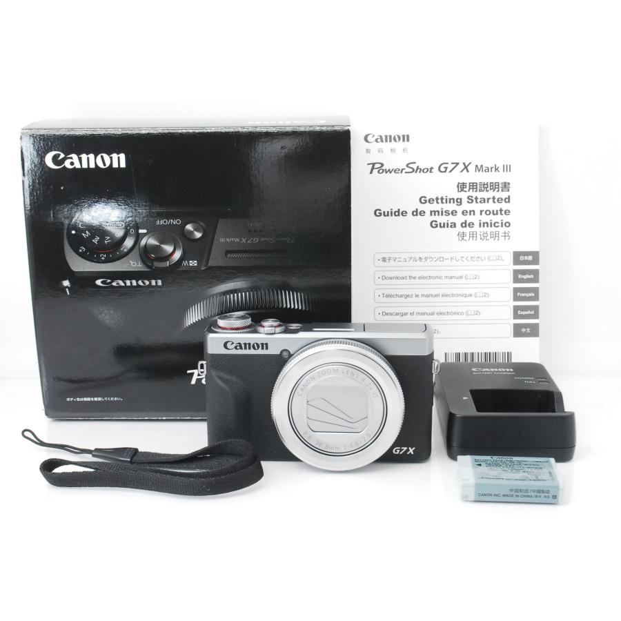 PowerShot Gシリーズ Canon キヤノン G7X Mark III シルバー : 山