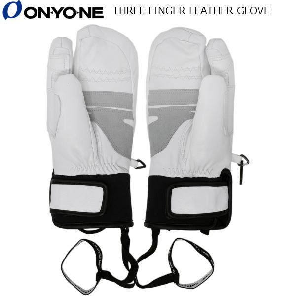 オンヨネ（ONYONE） スキーグローブ 3本指 3フィンガー レザー 山羊革