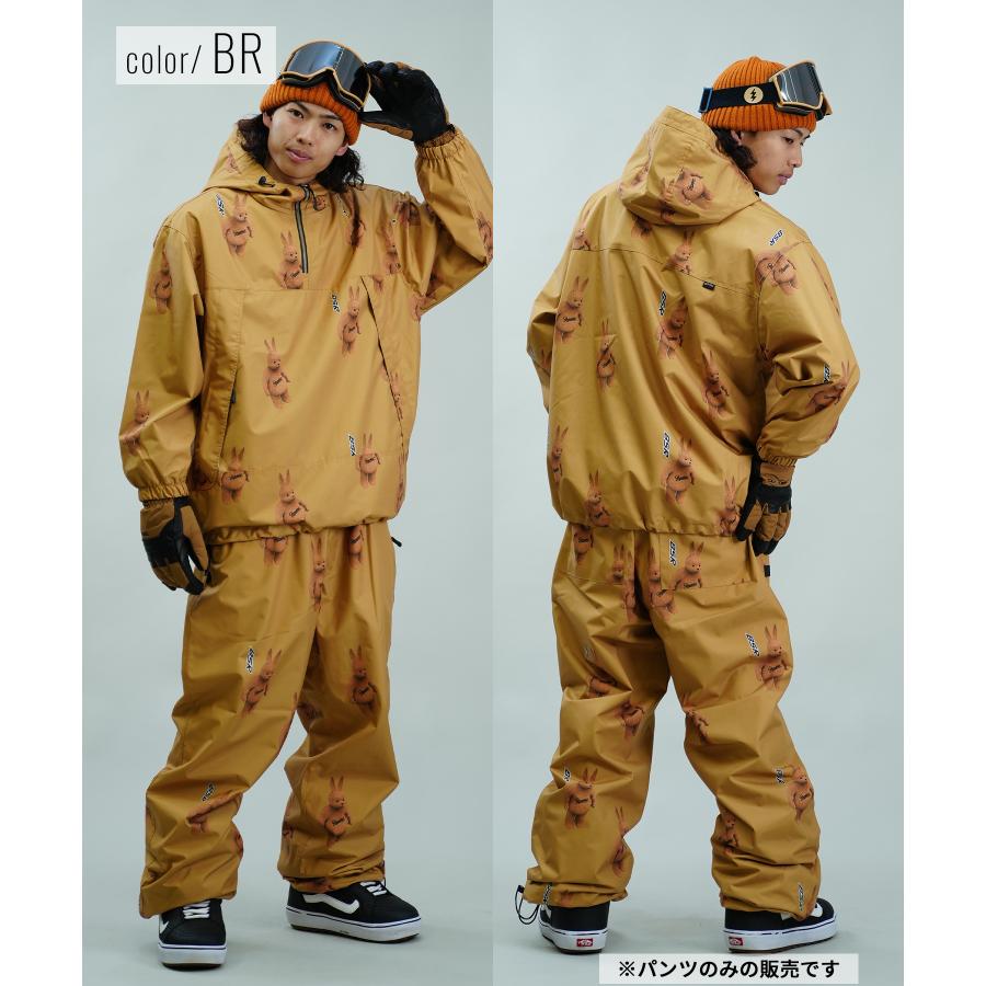 BSRABBIT ビーエスラビット スノーボード ウェア パンツ ユニセックス