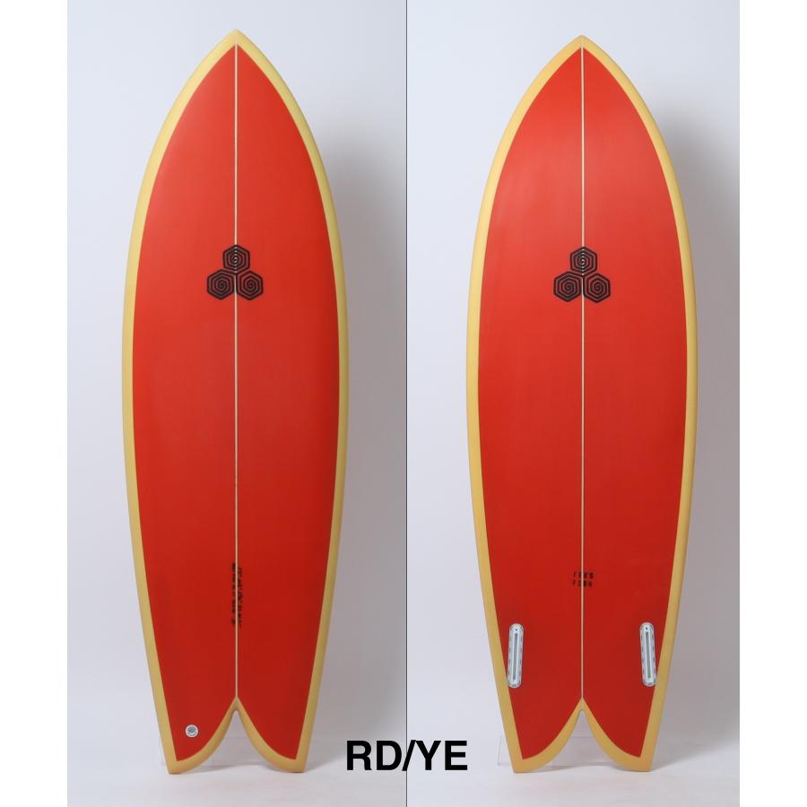 T-REEF ハンドシェイプ サーフボード 赤 クワッドフィン