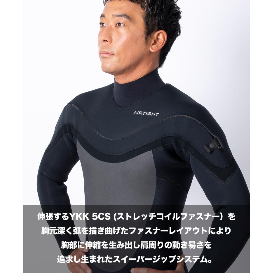 爆買 AIRTIGHT エアータイト JERSEMI FUSION 3X3mm メンズ サーフィン