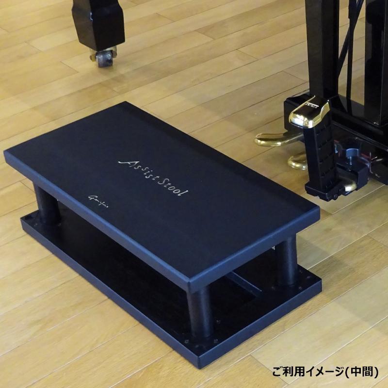 New アシストツール ピアノ補助台 足置き台 ブラック : MUSIC SHOP
