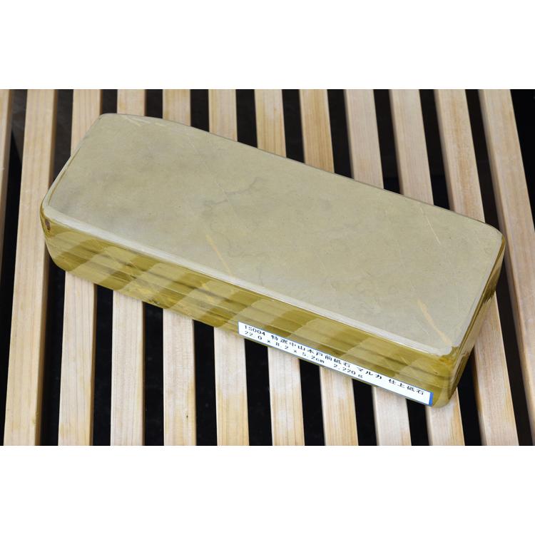 特選中山本戸前砥石 マルカ 仕上砥石 天然砥石 本物保証【使用品