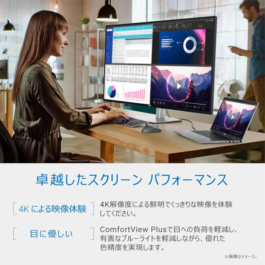 ALIENWARE Dell U4323QE-A 42.51インチ 4K USB-Cハブモニター 4K/IPS