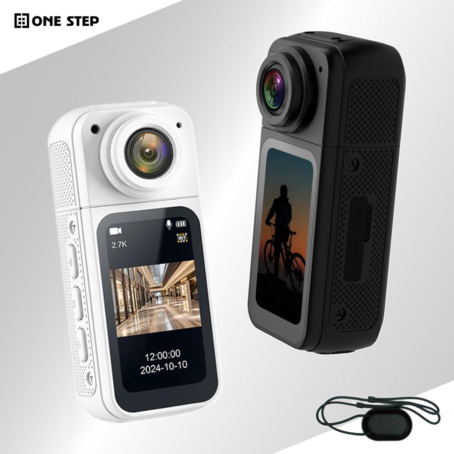 ONE STEP アクションカメラ 小型 wifi リアルタイム ウェアラブル