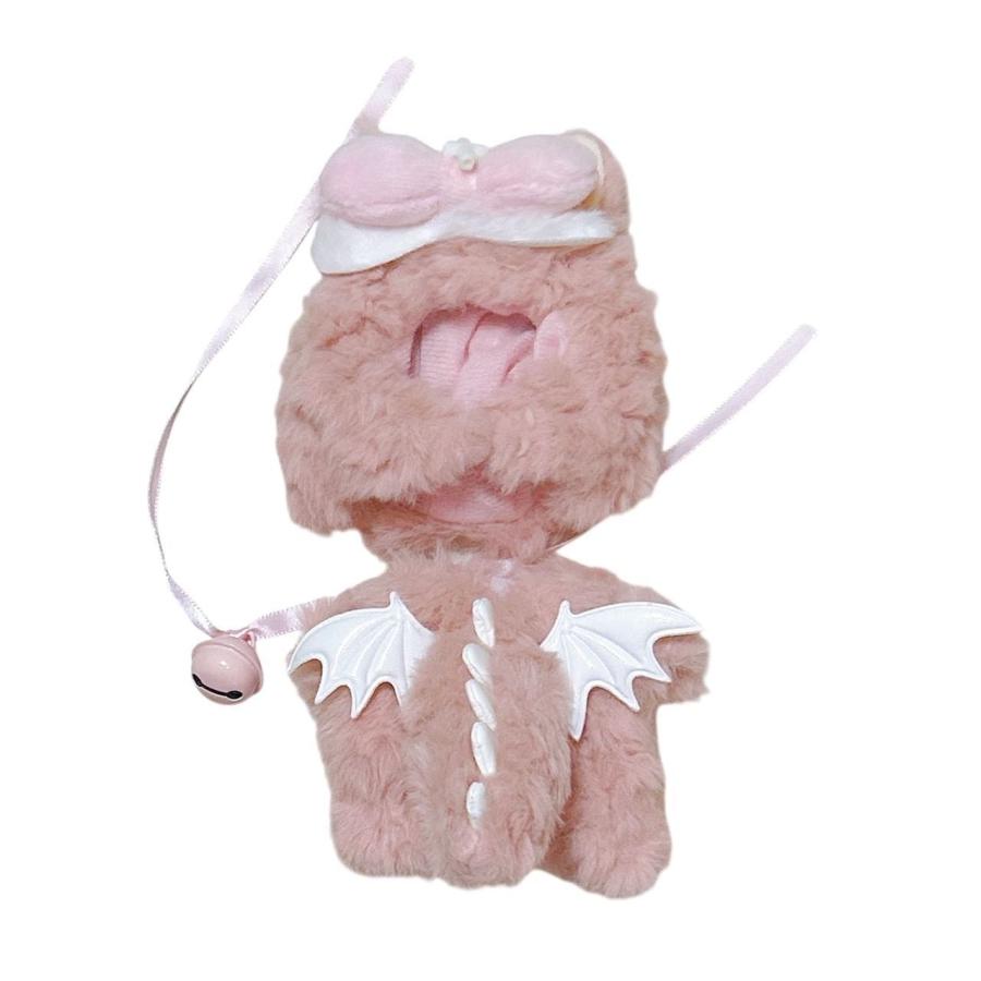 ラブブ服 LABUBU ぬい服 ラブブ着せ替え服 かわいい ピンクの着ぐるみ