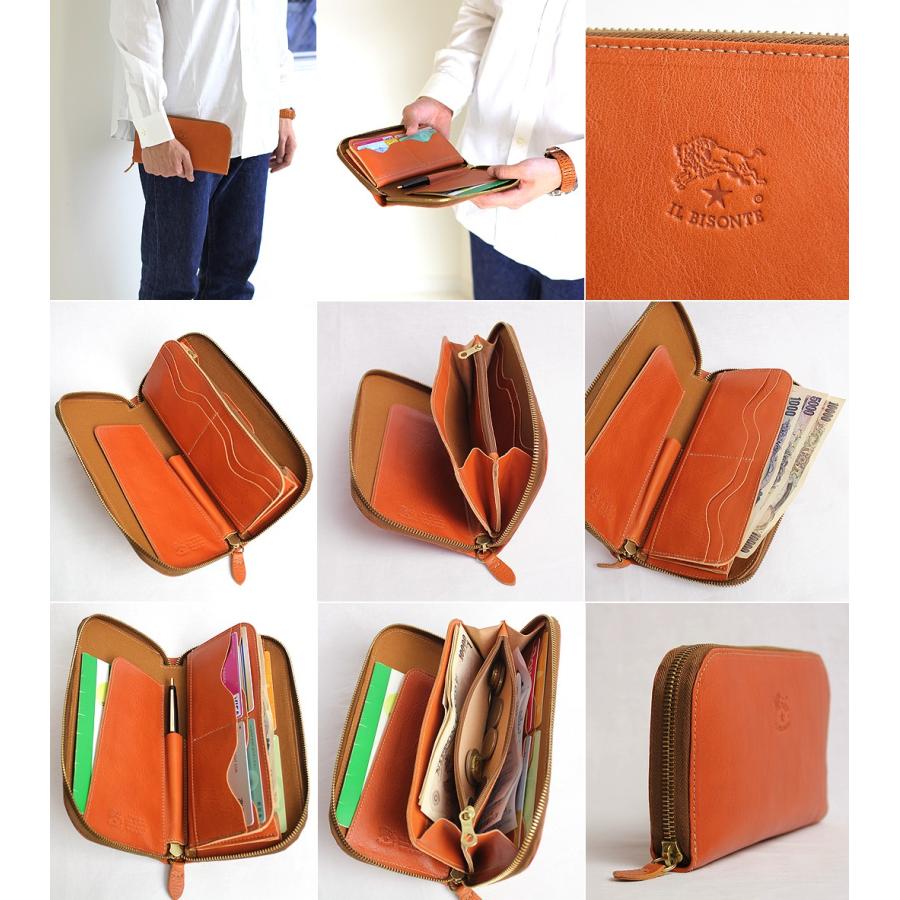 イルビゾンテ 財布 ラウンドジップレザー長財布(カードケース8つ) 商品