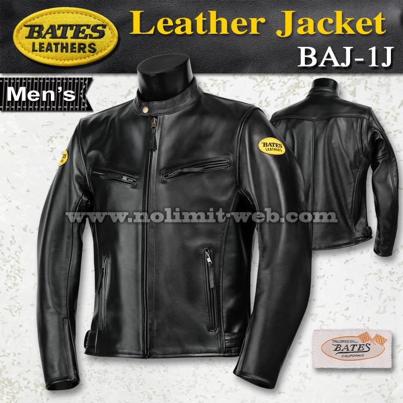 BATES（ベイツ） BAJ-1J レザージャケット メンズ 本革 シングル