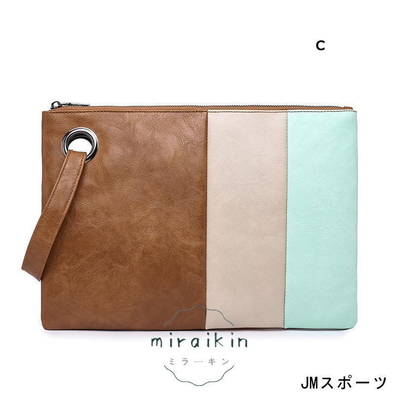 クラッチバッグ メンズ レディース 手持ち セカンドバッグ 結婚式 PU