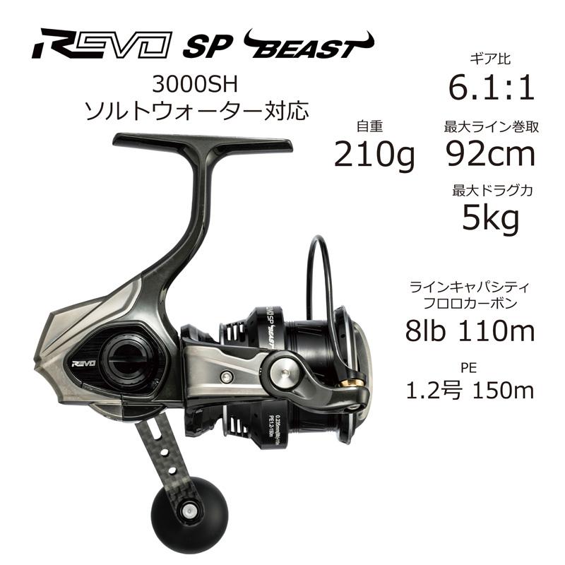 Abu Garcia（アブガルシア） スピニングリール Revo SP Beast(レボ SP