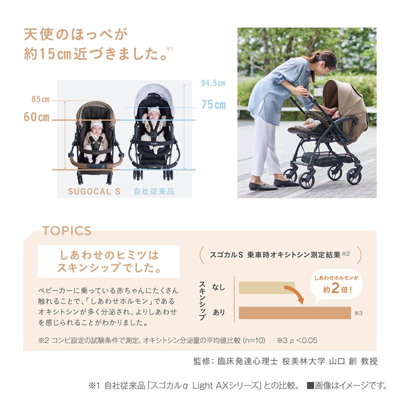 Combi（コンビ） ベビーカー ホワイトレーベル スゴカルS エッグ