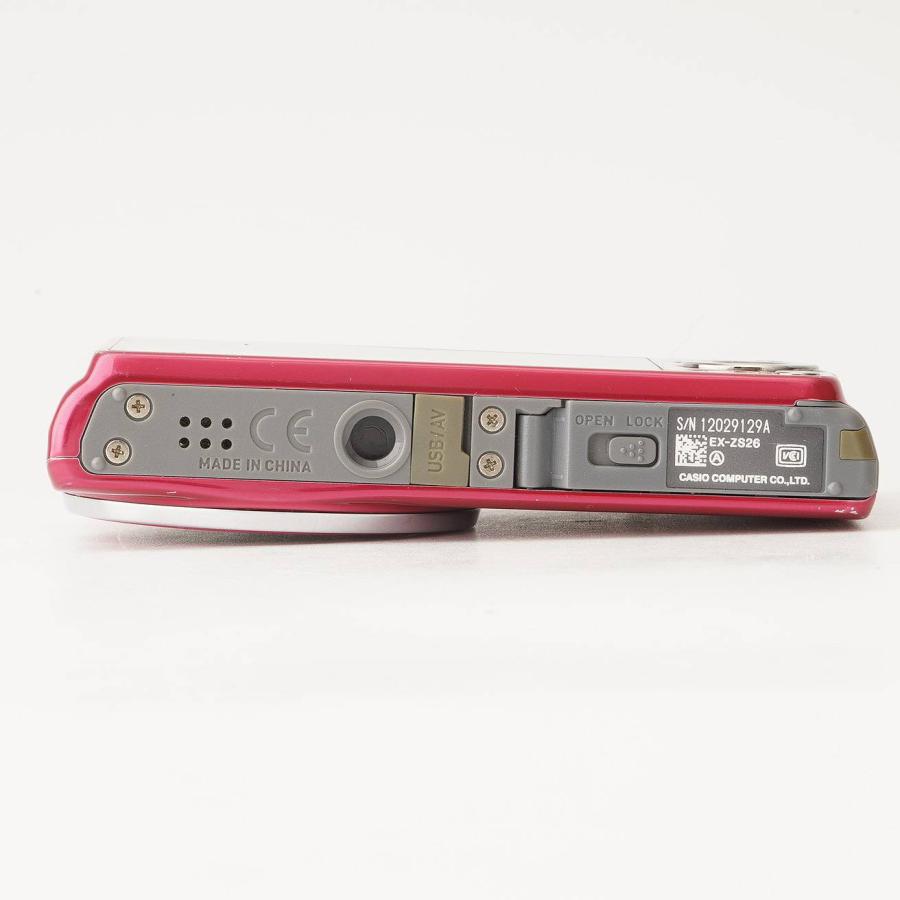 CASIO（カシオ） Casio EXILIM EX-ZS26 レッド 6x ズーム : ナチュラル