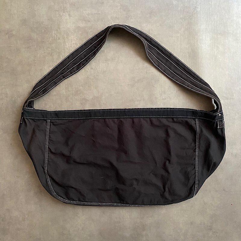 60's SOLID BLACK NEWS PAPER BAG ヴィンテージ 60年代 ブラック