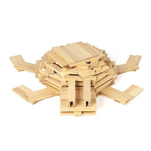 カプラ KAPLA ブロック280 赤(VOL.1 中級 アートブック 動物と建物