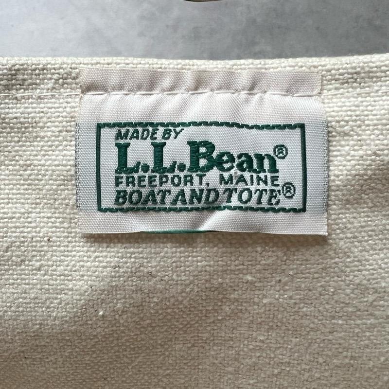 L.L.Bean（エルエルビーン） 90'S L.L.Bean Boat And Tote Bag WHITE