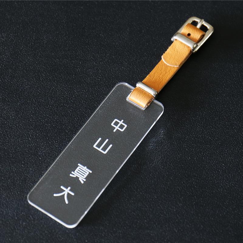 ギフト ゴルフ ネームプレート 安い ネームタグ 本革 ベルト ゴルフ