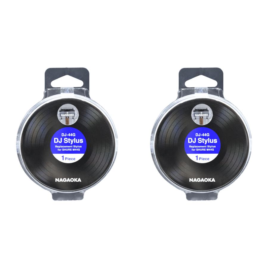 NAGAOKA レコードカートリッジ用交換針 SHURE M44G/M44-7対応 DJ-44G 2